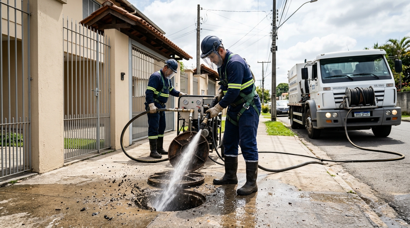 Hidrojateamento em Goiânia-GO