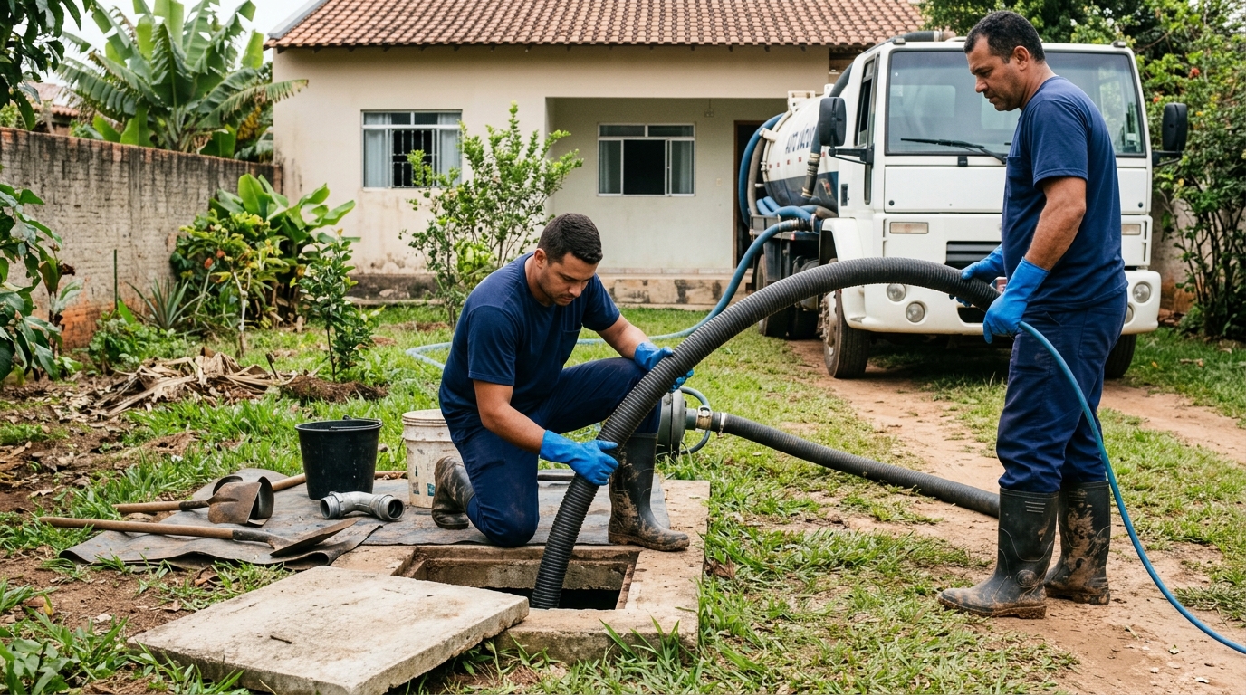Esgotamento de fossa em Goiânia-GO